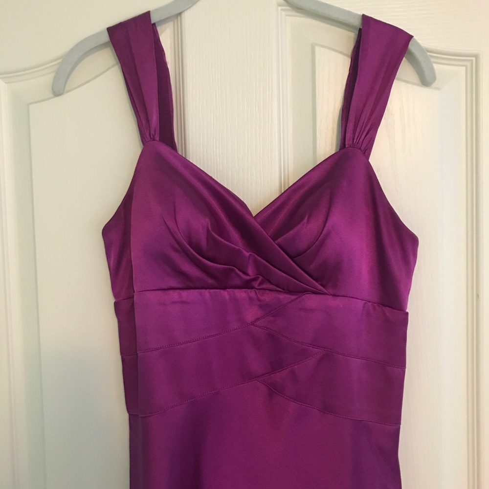 Satin prom dress